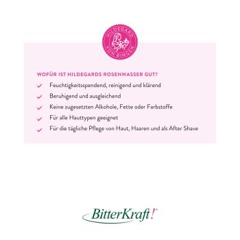 BitterKraft!® Hildegards Rosenwasser